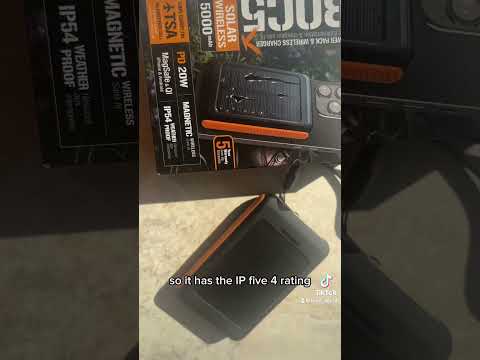 ROC5 Tough Tested Solar Power Bank
