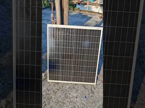Livmaxx 110W Mono Perc Solar Panel Current & Voltage Test #shorts