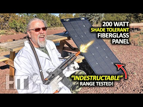 BougeRV ARCH PRO 200w Shade Tolerant “Indestructible” Fiberglass Solar Panel