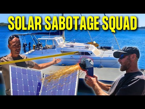 Dockside DIY Boat Upgrades: Solar Power & Rocna Muscle