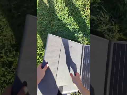 Portable solar panels #solarpower #solar #solarsystem #solarpowerbank