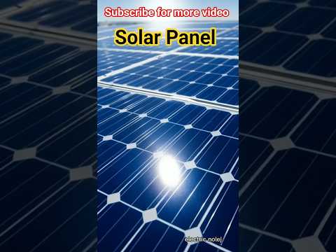 सोलर पैनल बिजली कैसे बनाता है?How Solar Panels Really Generate Electricity #solar #electric #facts