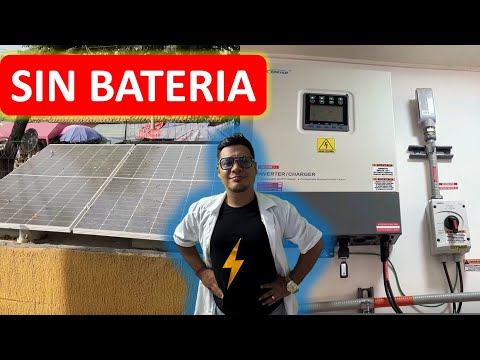 ✅ Panel solar sin baterias #solarsystem