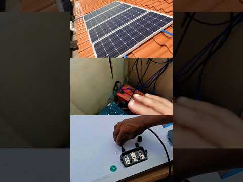 SOLAR PANEL CONNECTION🌳 #gadget #trending #unboxing #entertainment #product #3d #christmas
