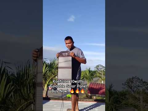 Konfulon 30 Watts Foldable Solar Panel | #shopeeaffiliate #lazadaaffiliate