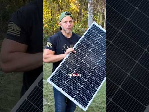 100W Solar Panel With Trickle Charger — Best Portable Power for Cars, RVs & Off-Grid Use