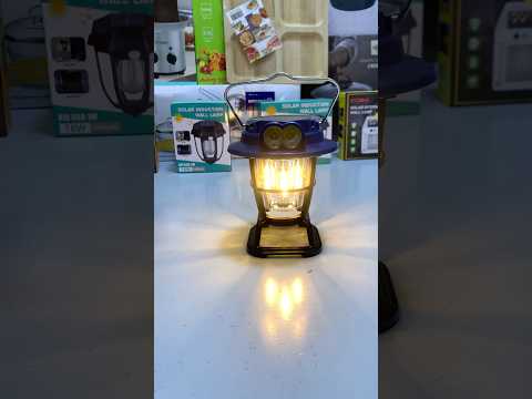 Solar Lamp Unboxing | Cool Gadgets Buy link in bio #shorts #gadgets #solarlight #solarlamp  #dmart
