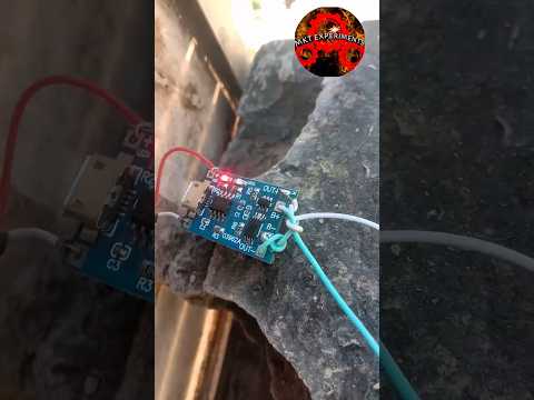 How To Charge Litium Batery With Solar Panel💡#shotrs #electricalengineering #experiment