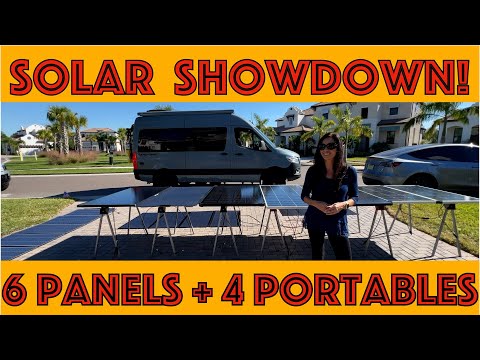 Solar Showdown: 10 Panels Battle Tested! (6 Roof Mount & 4 Portables) Ruby’s Ultimate Comparison