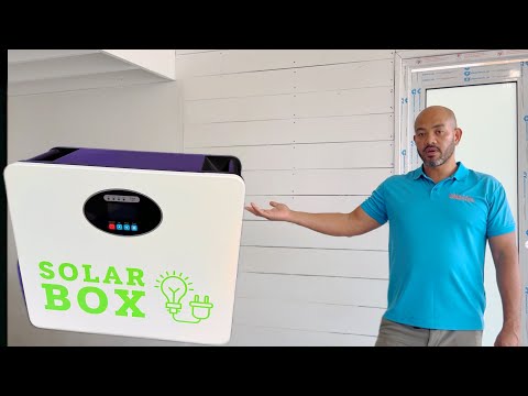 Get power after the hurricane with The Solar Box.