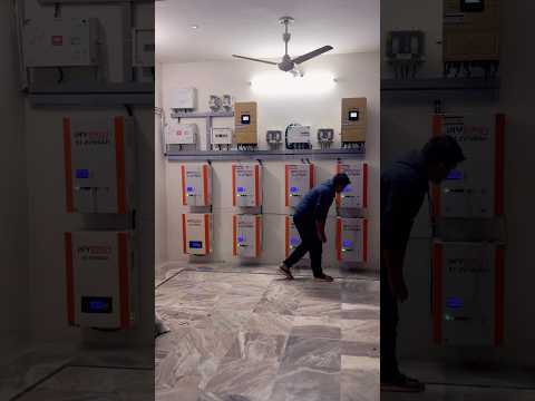 Grid free solar system 40KW lithium power bank#energystorage