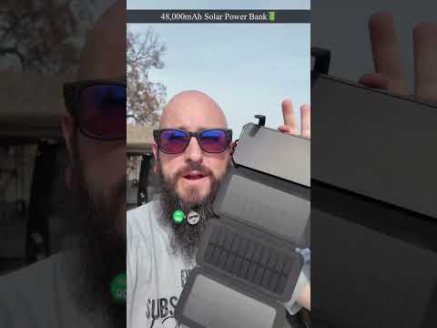 Unleash Endless Energy with the 48,000mAh Solar Power Bank 🔋⚡ #SolarCharger #PowerOnTheGo