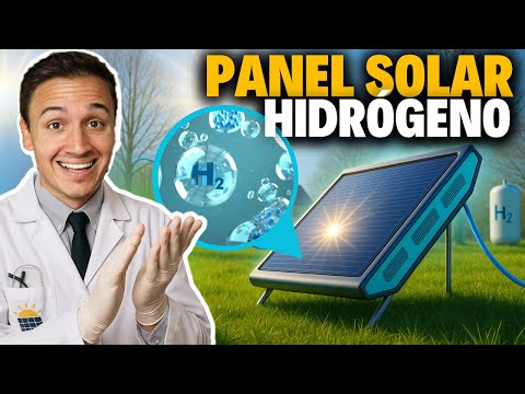 Este panel solar ahora produce HIDRÓGENO en casa… y nadie te lo cuenta