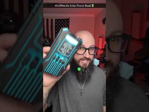 Never Run Out of Battery Again! Unboxing 48,000mAh Solar Power Bank πβοΈ #TechUnboxing #SolarEnergy