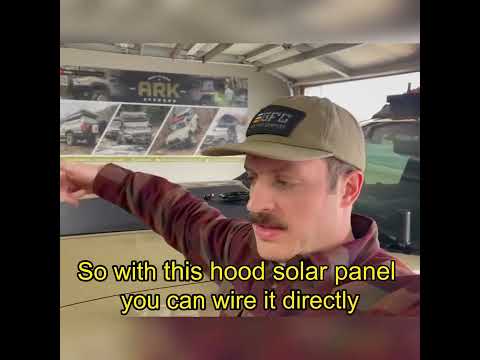 Lensun Hood Solar Panel – Custom for Toyota Tacoma 🚛🌞