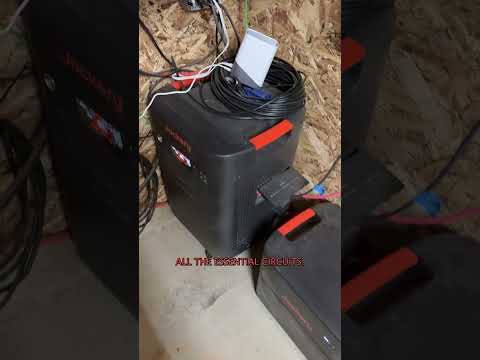 Jackery keeps the homestead powered if the solar fails! This essential back up system is a lifesaver