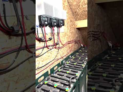 Do the solar panels bring in power during a full moon #narrowayhomestead #offgridlife