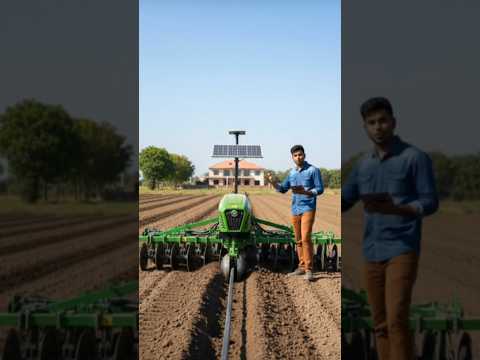 Solar-Powered Seed Sowing Machine Demonstration”