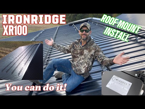 Iron Ridge Roof mount Solar Install! Easy DIY Solar Roof Mounting you can do.