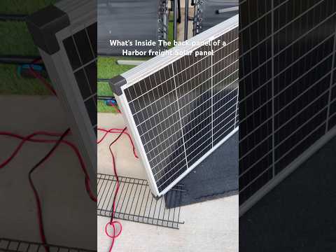 What’s Inside a Harbor freight Solar panel