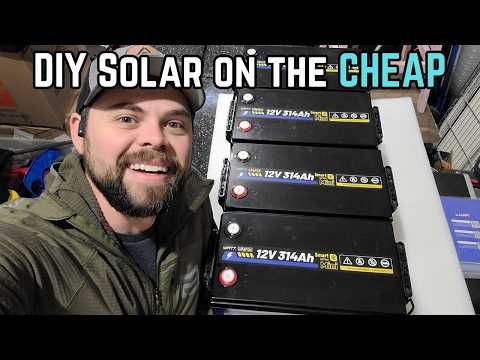 Super Powerful and CHEAP DIY Off Grid Solar Setup