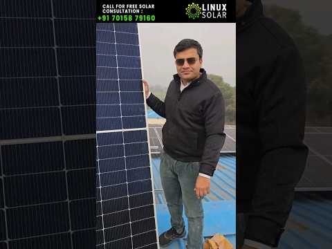 Adani’s 570 Watt Bifacial Solar Panel #solarpanel #solar #linuxsolar