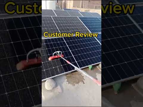 TWO STAR SOLAR PANEL CLEANING BRUSH. SOLAR PANEL CLEANING BRUSH