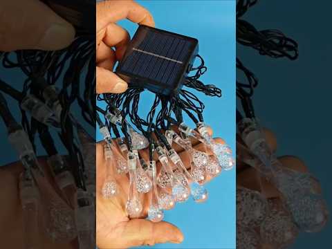 Solar String Lights For House Decoration#shorts#short#viral#shortvideo#quickreview#decoration#led