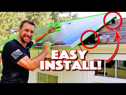 Mini Rail Kit For Solar Panels On Shingle Roof! How To Install