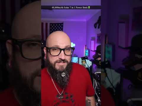 Ultimate Camping Essential: 48k Solar Power Bank Review 🔋🏕️ #CampingGear #TravelEssentials
