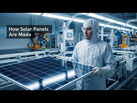 How Solar Panels Are Made: Inside the Modern Factory | Step-by-Step Production Process