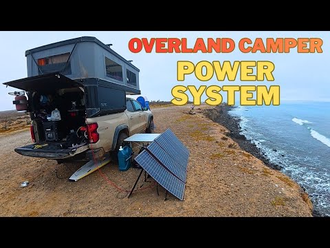 Overland Camper Power System – Modular System with Portable Solar Panels + Custom Made Power Station