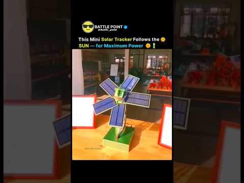 Mini Solar Tracker Follows the Sun for Maximum Power — Automatically! 🌞🔋
