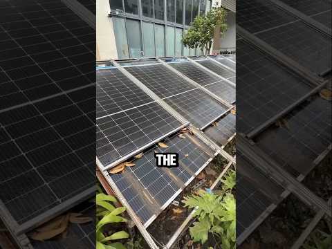 ⚙️ Smart Cleaning: Solar Panels Washed with Just One Tap!