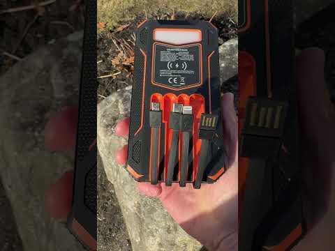 Folding Solar Panel Power Station – Charge Electronics Grid Down