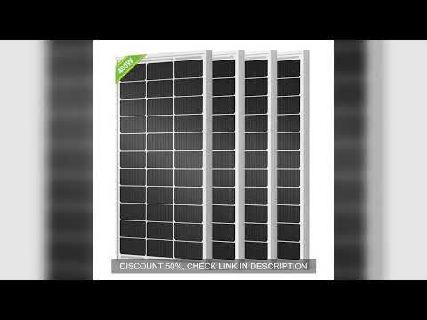 HOME. 400W Solar Panels 4pcs 100 Watt 12 Volt Monocrystalline Solar Panel Module for Off Grid PV Pow
