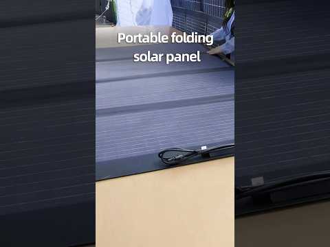 Portable folding solar panel  #solarpanel #photovoltaicmodule #solargenerator #solarenergy
