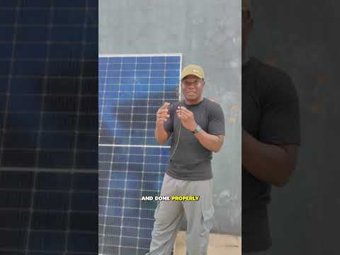 CAN SOLAR PANELS CATCH ON FIRE (PART 2) #solartips #power #solarenergy