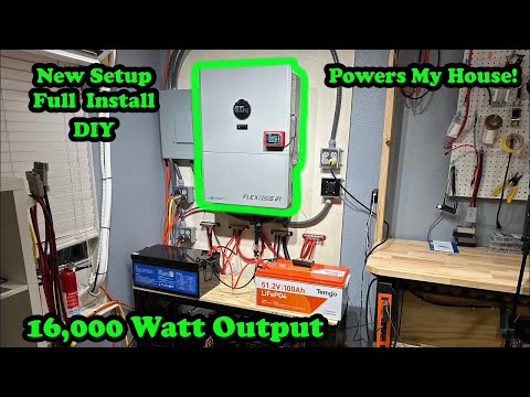 EG4 Flexboss 21 Install!  Building a 48volt Off Grid Solar Power System! Going Off Grid