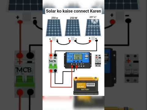 How To Make solar panel #ytshort #electrical
