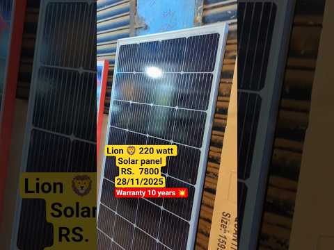 Lion solar panel 220w |