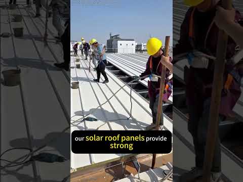 One-Step Energy-Saving Roof + Solar | PV Roof Panels for Warehouses