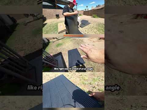 200W Flexible Solar Panel for RV Roofs | Bendable, Ultra-Light & Easy Install