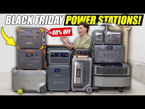 6+ Black Friday Power Station Deals You NEED to Be Buying! Pecron, Anker, BLUETTI, EcoFlow & More..