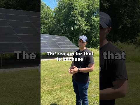 Why ground-mount solar is more efficient #groundmount #solar #solarpanels #solarefficiency