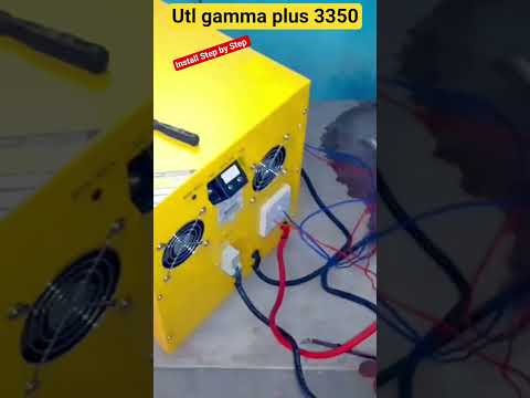 UTL gamma plus installation| Step by Step| 3kva solar inverter 24v