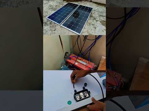 SOLAR PANEL CONNECTION 🌿✅ #gadgets #trending #unboxing #entertainment #product #3d #christmas