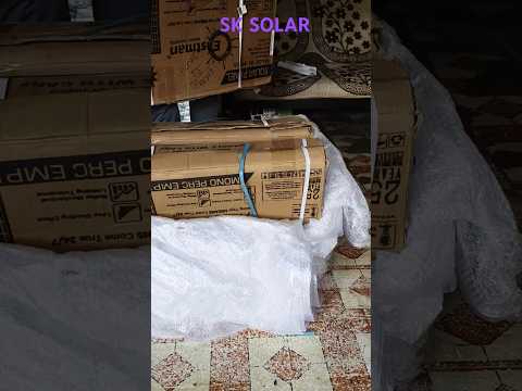 Eastman solar panel 40 watt unboxing video