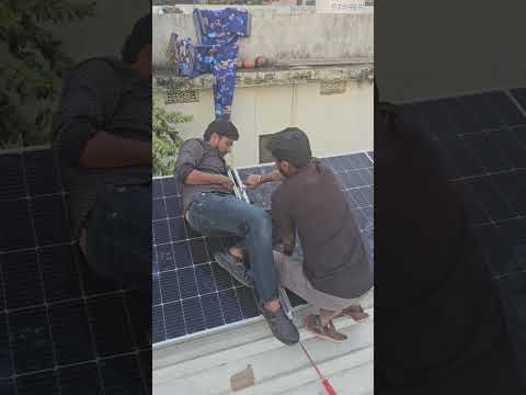 SOLAR PANEL KI LIFE || ROOF TOP  @epinfo395 || #construction #solarconverter #solarenergy