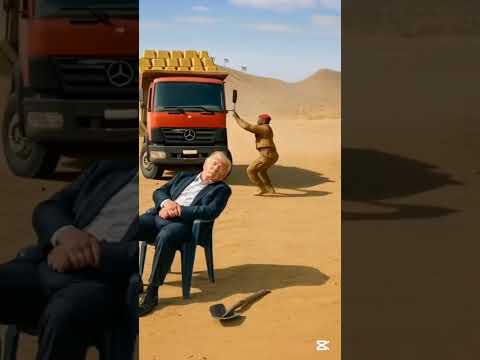 “Trump & Modi Desert Clash ⚡ Solar Panels Gone Wrong?! 😳”